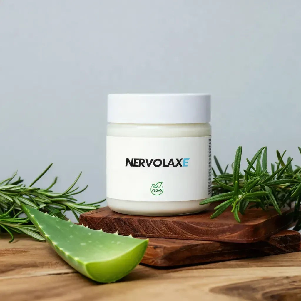 Ingrédients Nervolaxe — chlorure de magnésium, aloe vera, beurre de karité, vitamine E
